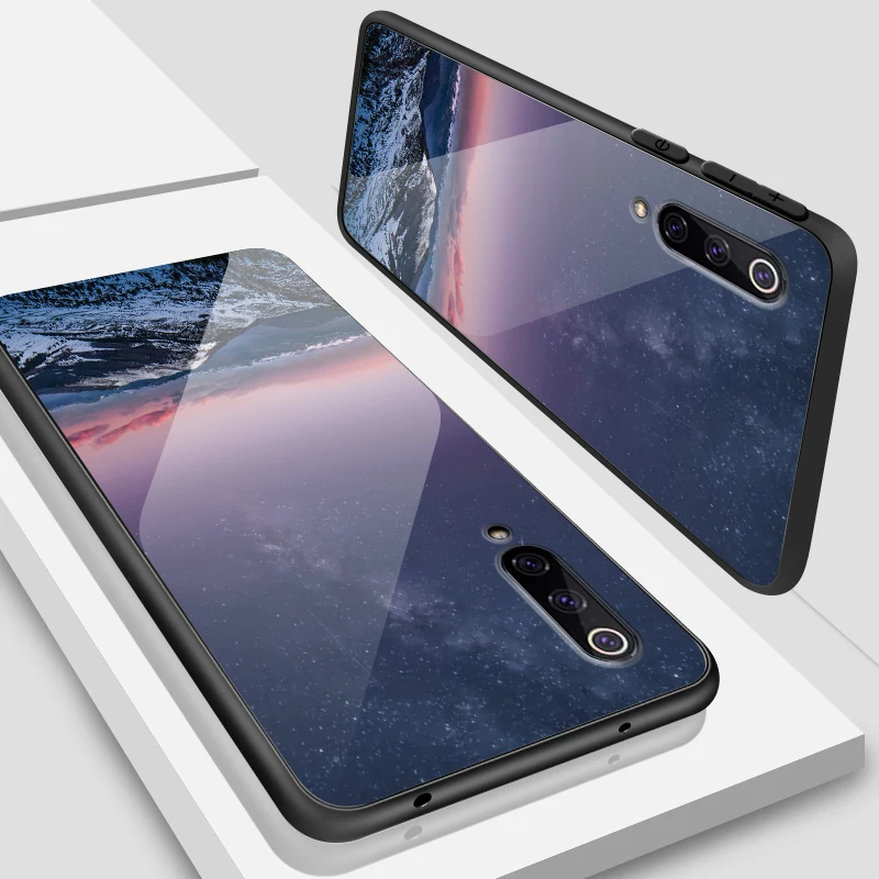 W377 Чехол из закаленного стекла для Xiaomi 5X6X8 9 SE A1 A2 Lite Мягкий чехол из ТПУ для Redmi Note 4x 5A 6 7 Pro Prime жесткий бампер чехол для телефона - Цвет: W377