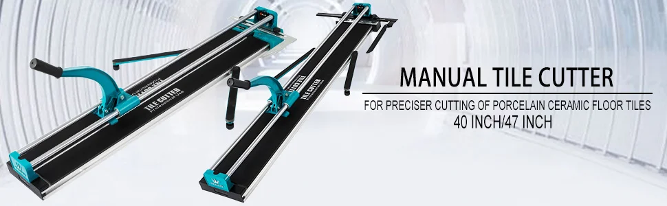 

100CM Manual Tile Cutter 40 Inch Tile Cutter Machine for Large Tiles Adjustable Professional Handyman Ceramic