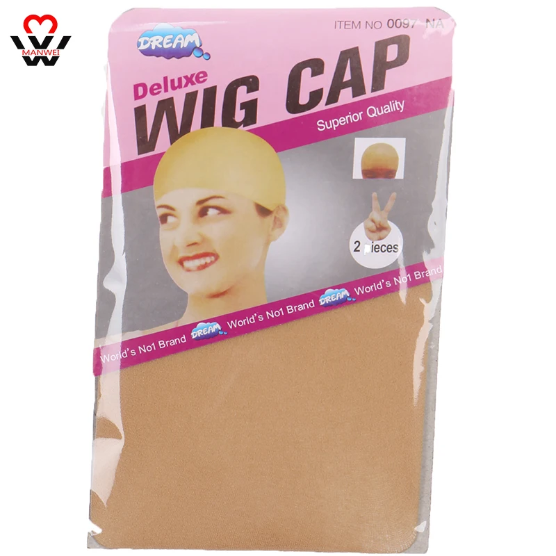 

2 pieces Wig Cap Hair Net For Weave Hair Wig Nets Stretch Mesh Wig Cap For Making Wigs