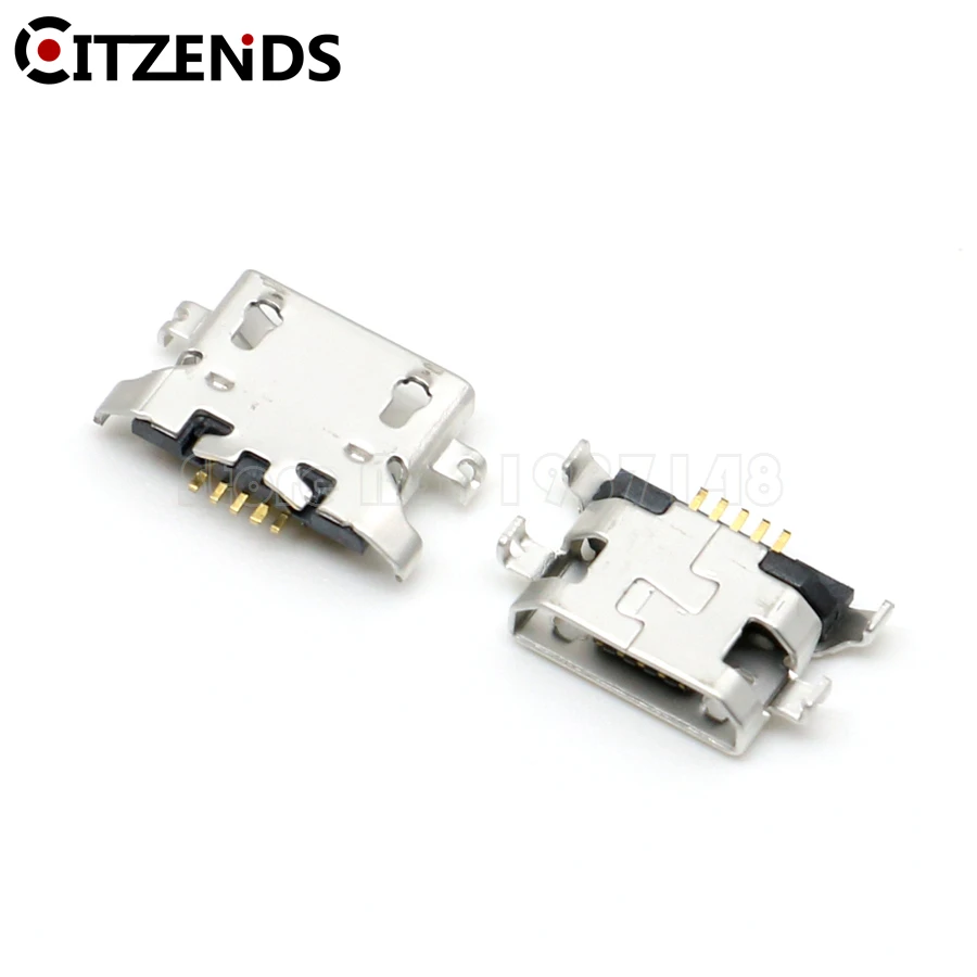 10 шт. Micro USB 5pin тяжелая пластина 1 28 мм без бокового отверстия скручивания боковой