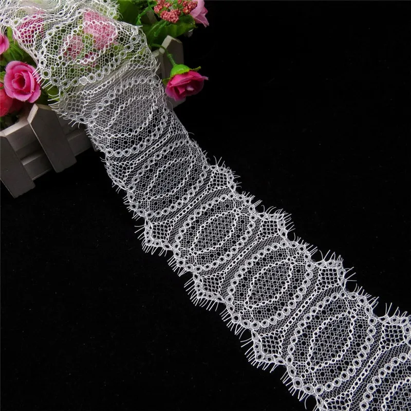 3 метра Овальный пузырь круг занавес ресниц кружева ленты аксессуары широкий 9 см
