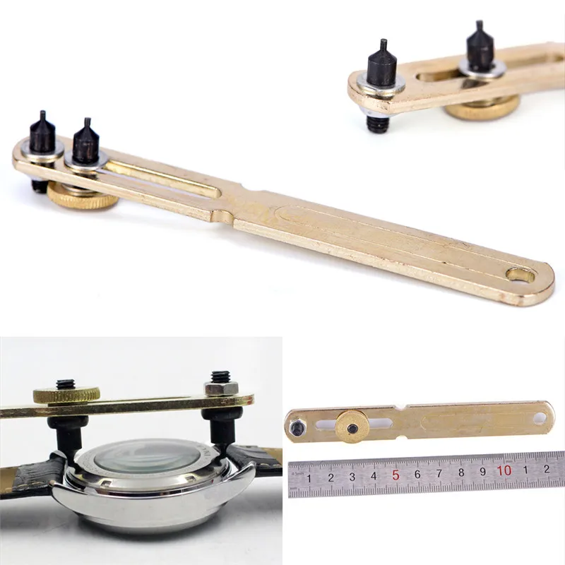 Часы задняя крышка чехол Крышка для бутылок Регулируемый жидкость снятия ключ