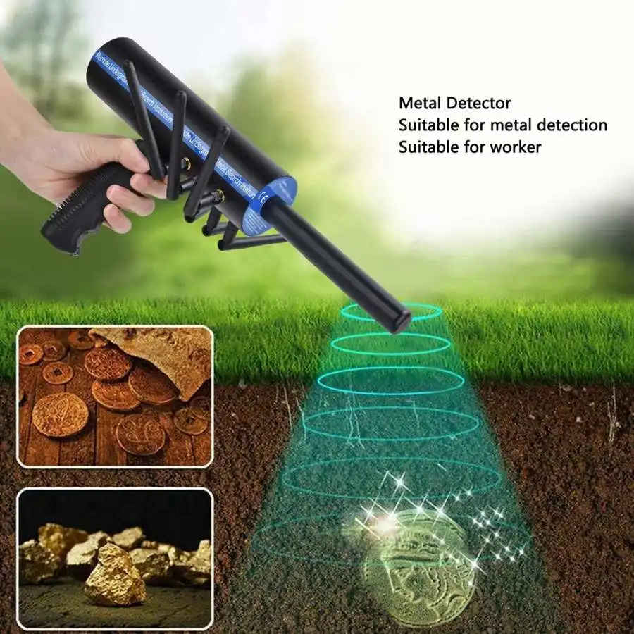 Металлоискатель с 6 антеннами 1000 м черный | Инструменты
