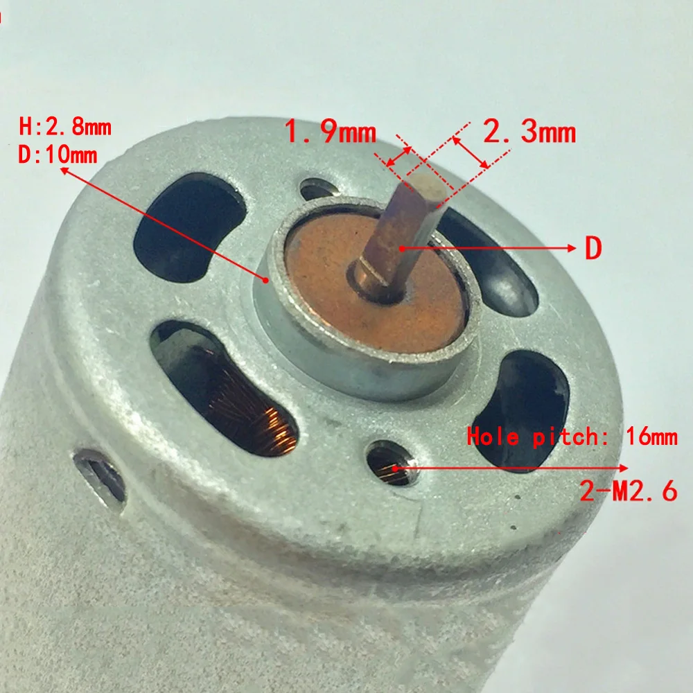 Micro 365 двигатель с угольной щеткой RK 365SA 2080/44 DC 6V 9V 7 2 12V 12000RPM высокая скорость D