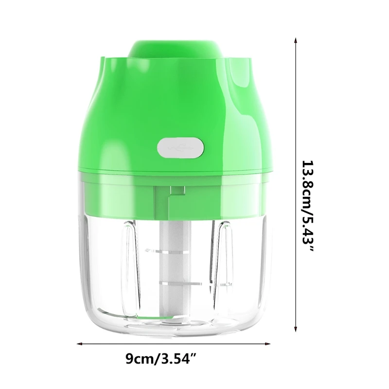 

Wireless Electric Garlic Chopper Food Processor Vegetable Baby Food Maker for Blending Mincing