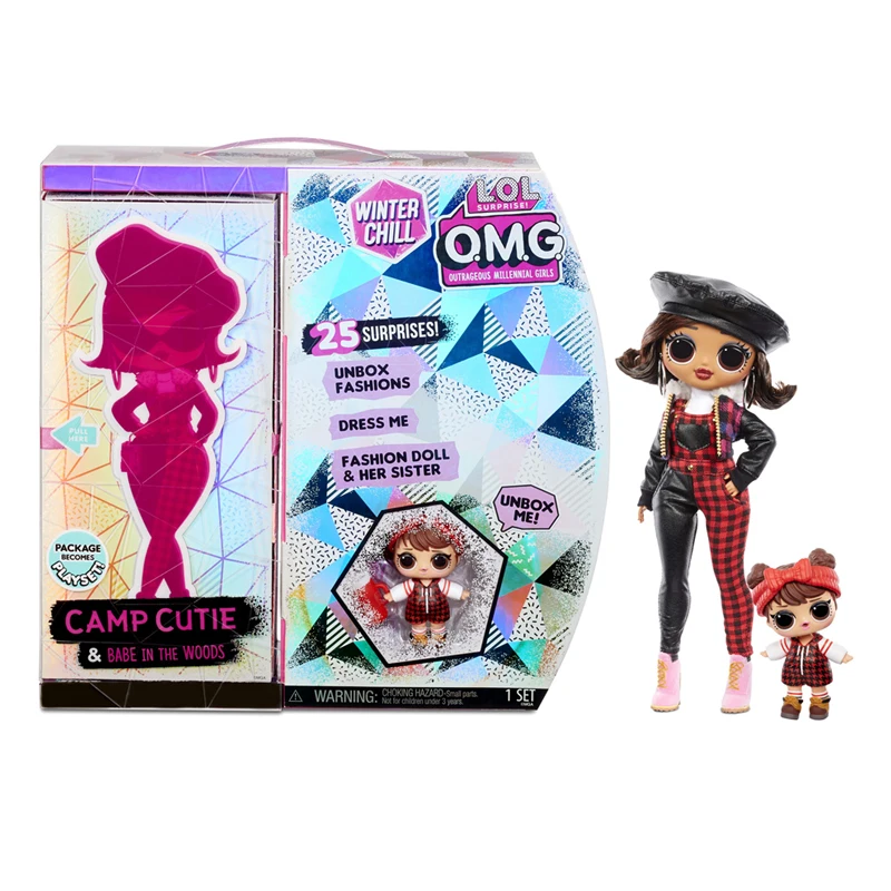 

2020 Lol Surprise Doll Winter Chill Fashion Doll Variety Changing Clothes Diy Play House Blind Box Surprise Series Gift