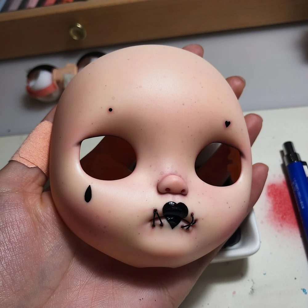 Blyth кукольная лицевая пластина для diy вашего макияжа blyth включая заднюю панель