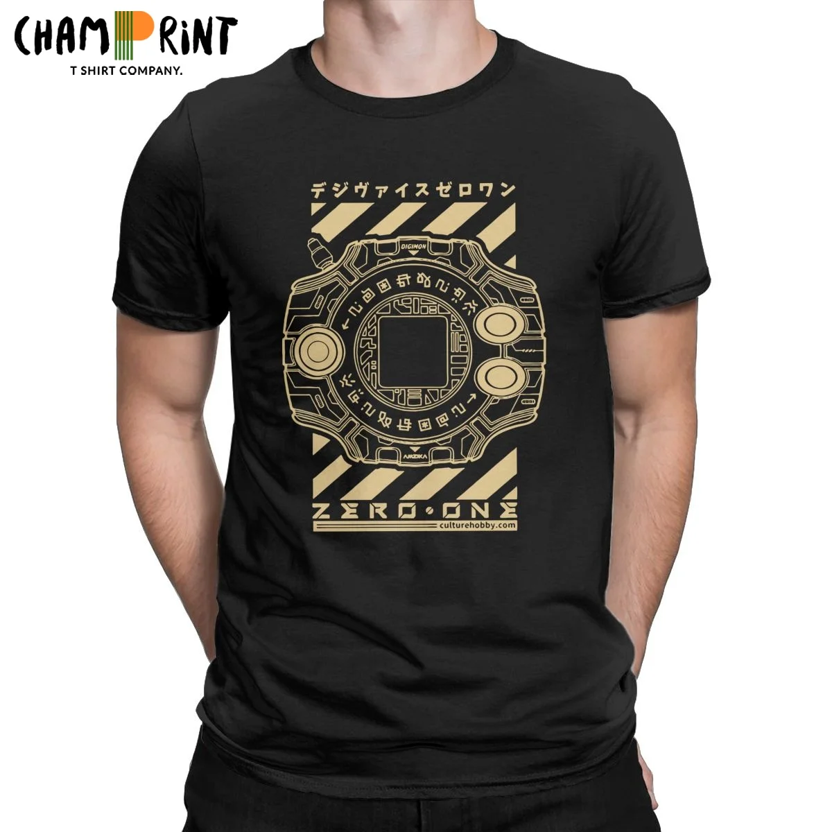 

Funny Digimon Adventure Digivice T-Shirts for Men Crewneck Cotton T Shirts Short Sleeve Tee Shirt Plus Size Clothes