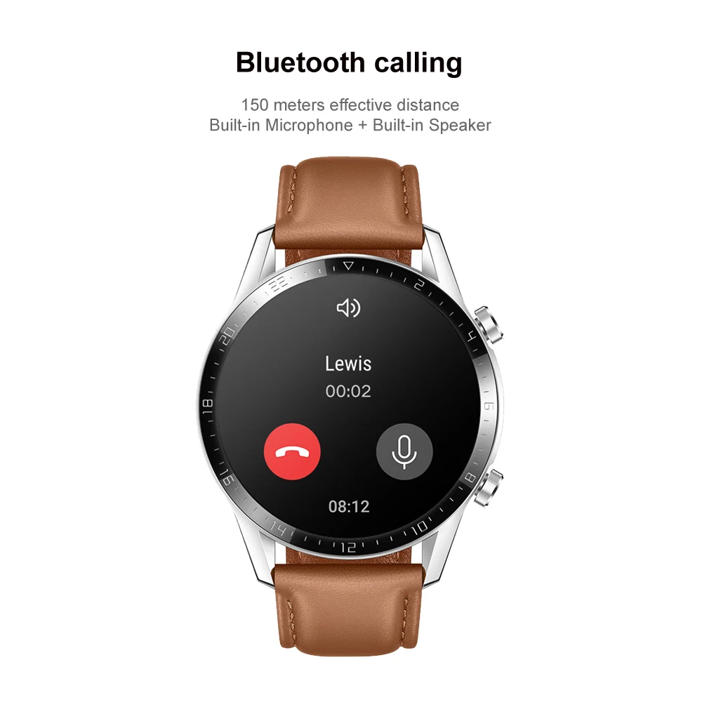 Huawei Watch GT 2 GT2 46mm Global Version Bluetooth 5.1 14 Days Battery Life Phone Call Heart Rate Android iOS Smart Watch