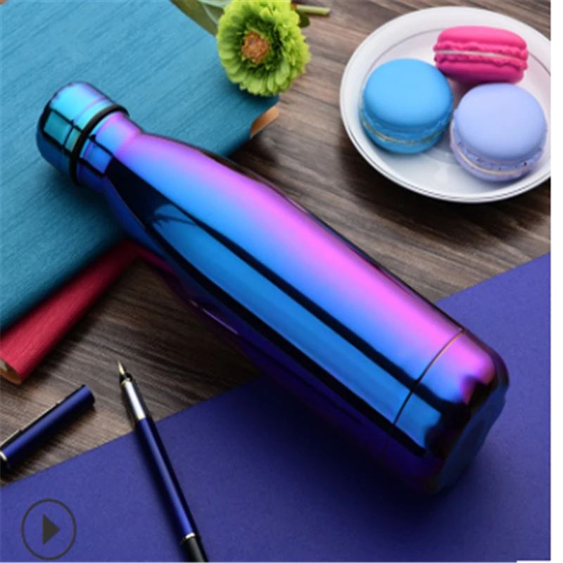 Бутылка для воды из нержавеющей стали с милым принтом 500 мл|Бутылки воды| |