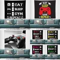 teens games tapestry wall hanging gamepad wall tapestry aesthetic for kids boys bedroom living room decor