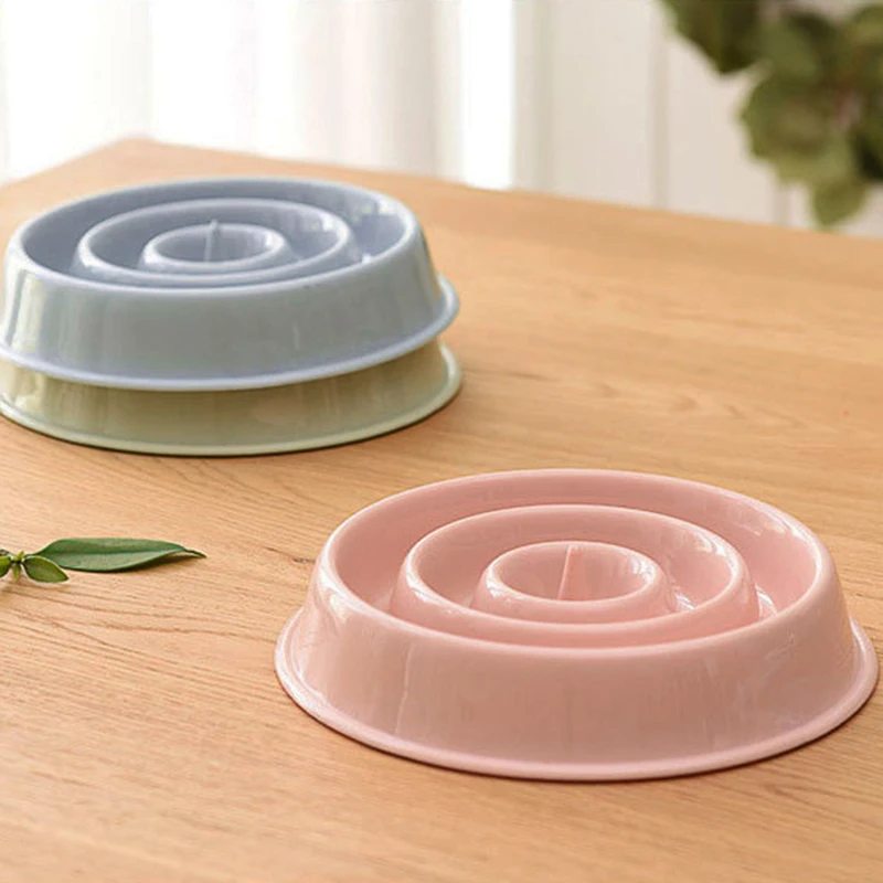 

Hot Anti-Glutton Pet Food Bowl Environmentally Friendly Plastic Pet Bowl Anti-Choke Slow Food Dog Bowl Dog Accessories