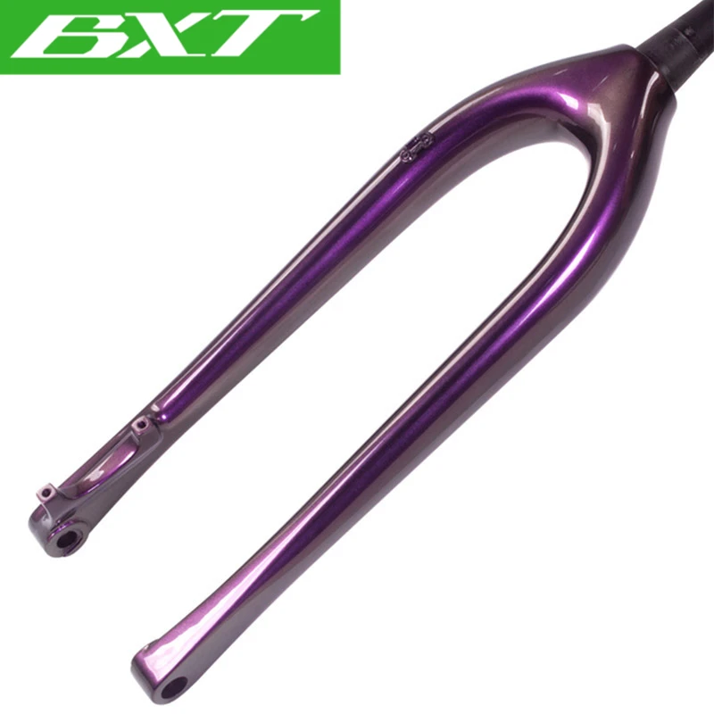 BXT Boost mountain bike front fork T800carbon matt/glossy 29er/29inch 110*15mm Carbon MTB fork 1-1 / 8 turn 1-1 / 2 disc brake