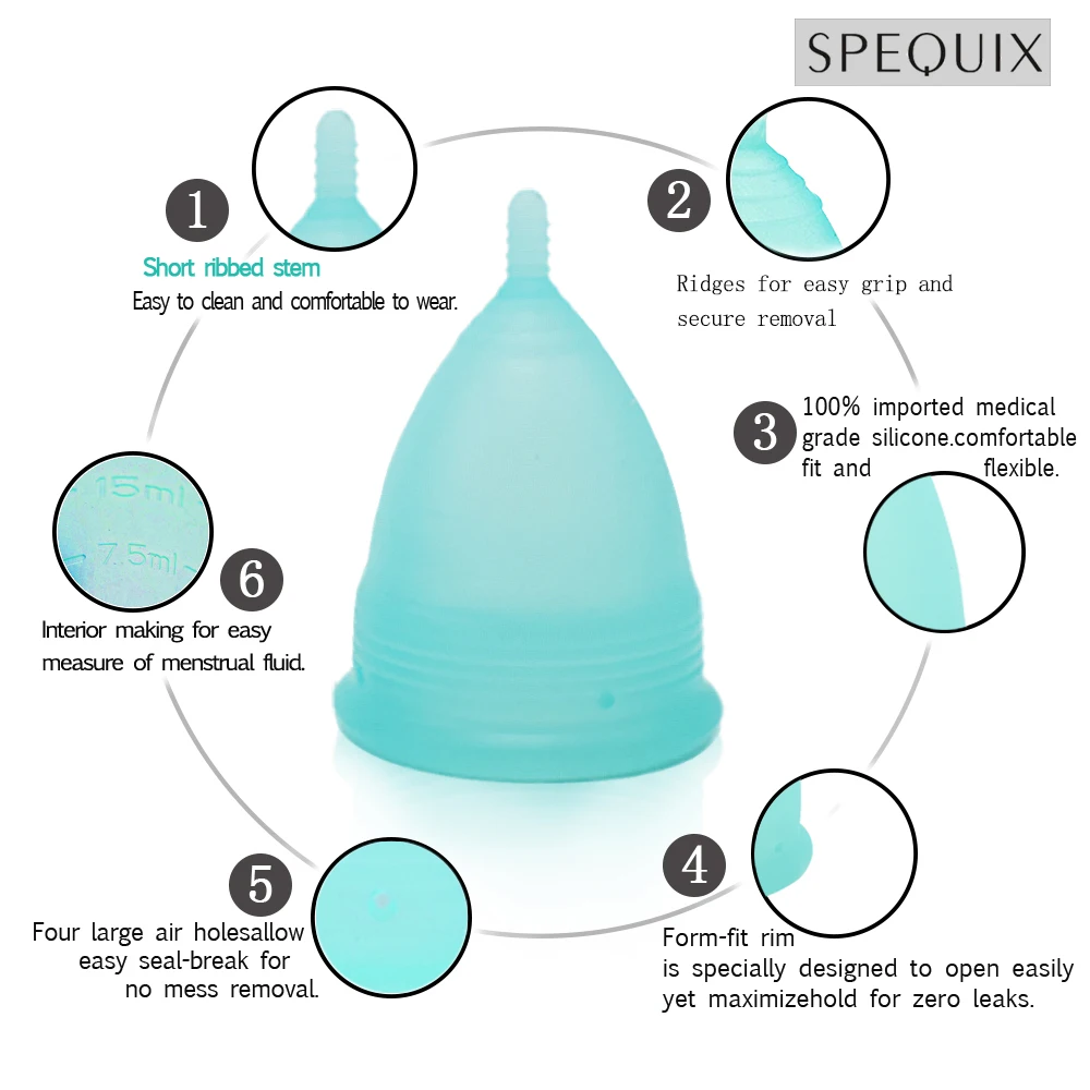 Most Comfortable Menstrual Cups with Sterilizer Cup Foldable Sterilizing Storage Container Copa Beginner | Красота и здоровье