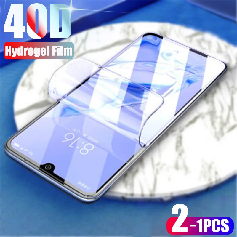 2 1 шт. Гидрогелевая пленка для Xiaomi Mi Note 10 Pro Защита экрана 9t 8 Mix 3 A2 A3 9 Lite Se защитная