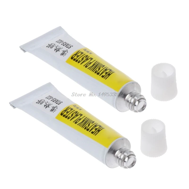 2 шт. штукатурка для радиатора термосиликоновая адгезионная охлаждающая паста