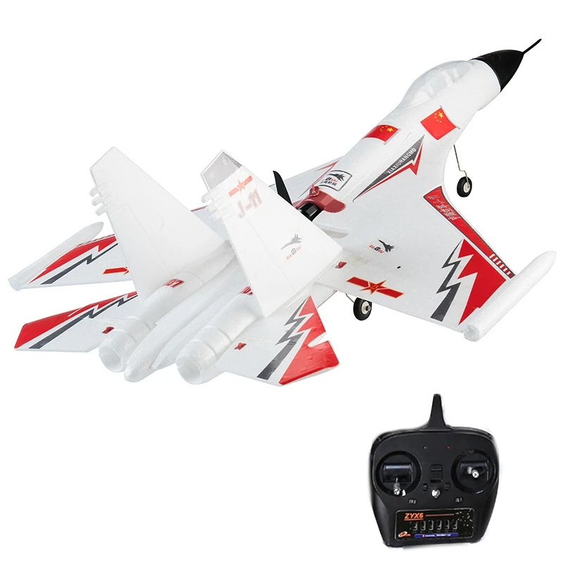 SU 27 EPO 720 мм размах крыльев 2 4 ГГц 6CH 6 гироскопа 3D трюк авто возвращение RC самолет с