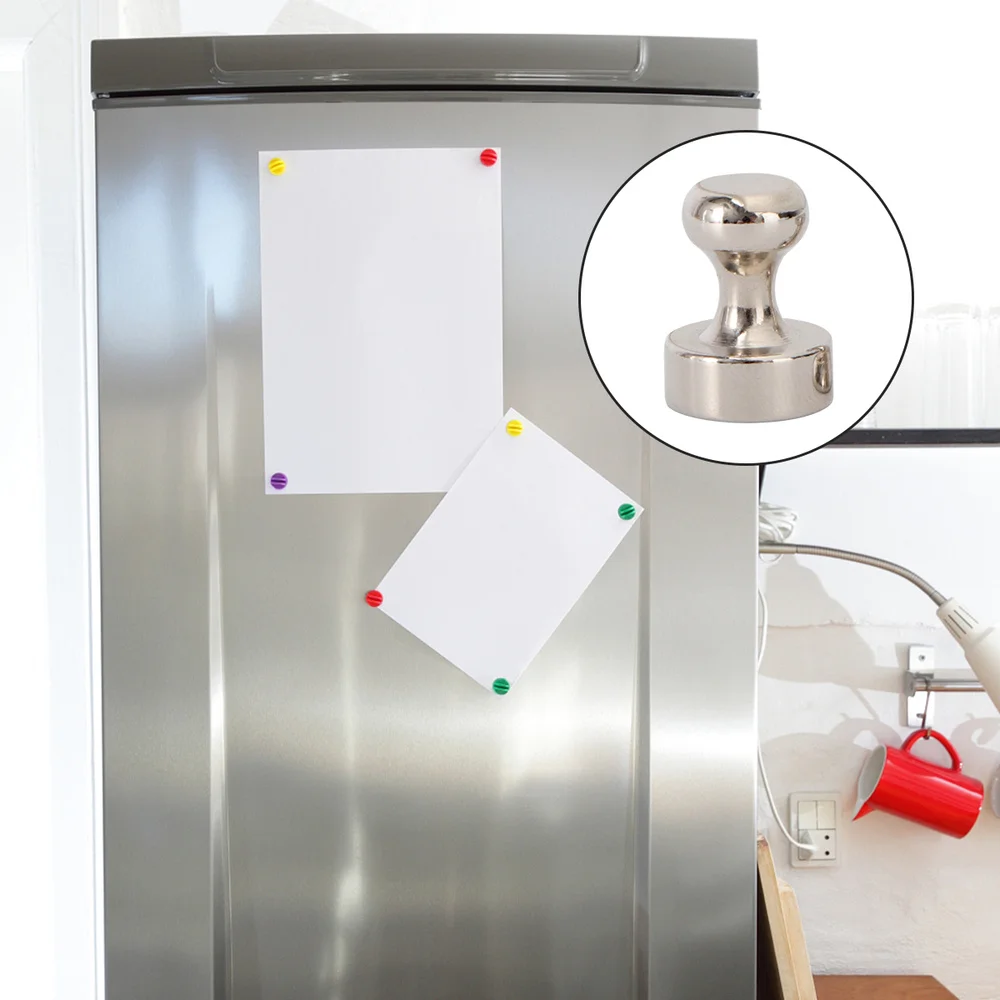 

28pcs Steel Magnetic Push Strong Magnets for Fridge Bathroom Kitchen Locker Classroom Industrial Office Hanger (D11x13 and D12x1