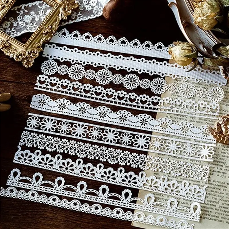 

YPP CRAFT White Lace Paper Doilies/Placemats for Wedding Party Decoration Supplies Scrapbooking Paper Crafts