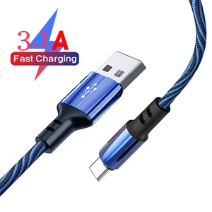 Кабель для быстрой зарядки USB Type-C, 89 А, 1 м, 2 м, для Samsung, Huawei, Xiaomi, redmi note pro