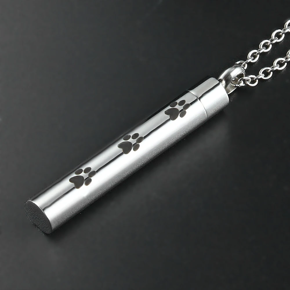 Титановая подвеска-урна для держатель праха на память похронный мемораал