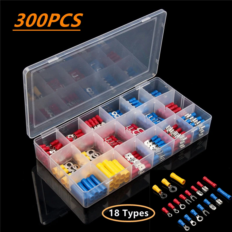 Коннекторы электрические 18 типов 300 шт. | Строительство и ремонт