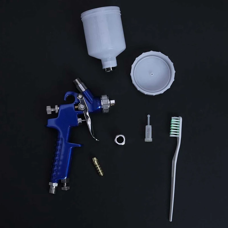 

Promotion! 1.0MM Nozzle H-2000 Professional HVLP Spray Gun Mini Air Paint Spray Guns Airbrush For Painting Car Aerograph