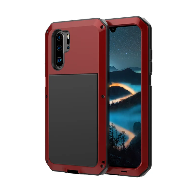 Сверхмощный защитный чехол для HUAWEI P30 PRO роскошный Doom Armor Life ударопрочный