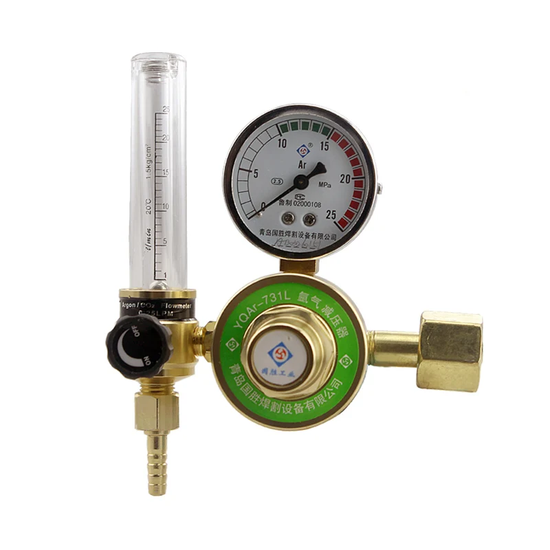 Энергосберегающий измеритель аргона редукционный клапан манометр давления