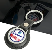 motorcycle keychain key ring case for piaggio vespa primavera sprint gts gtv 50 150 300 etc