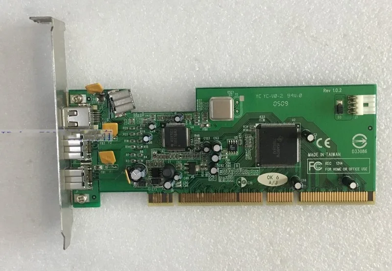 YC-V0-2 KEC 1314 Q42 1394 PCI CARD on переводится на русский язык следующим образом: YC-V0-2 KEC 1314 Q42 1394 PCI CARD on.