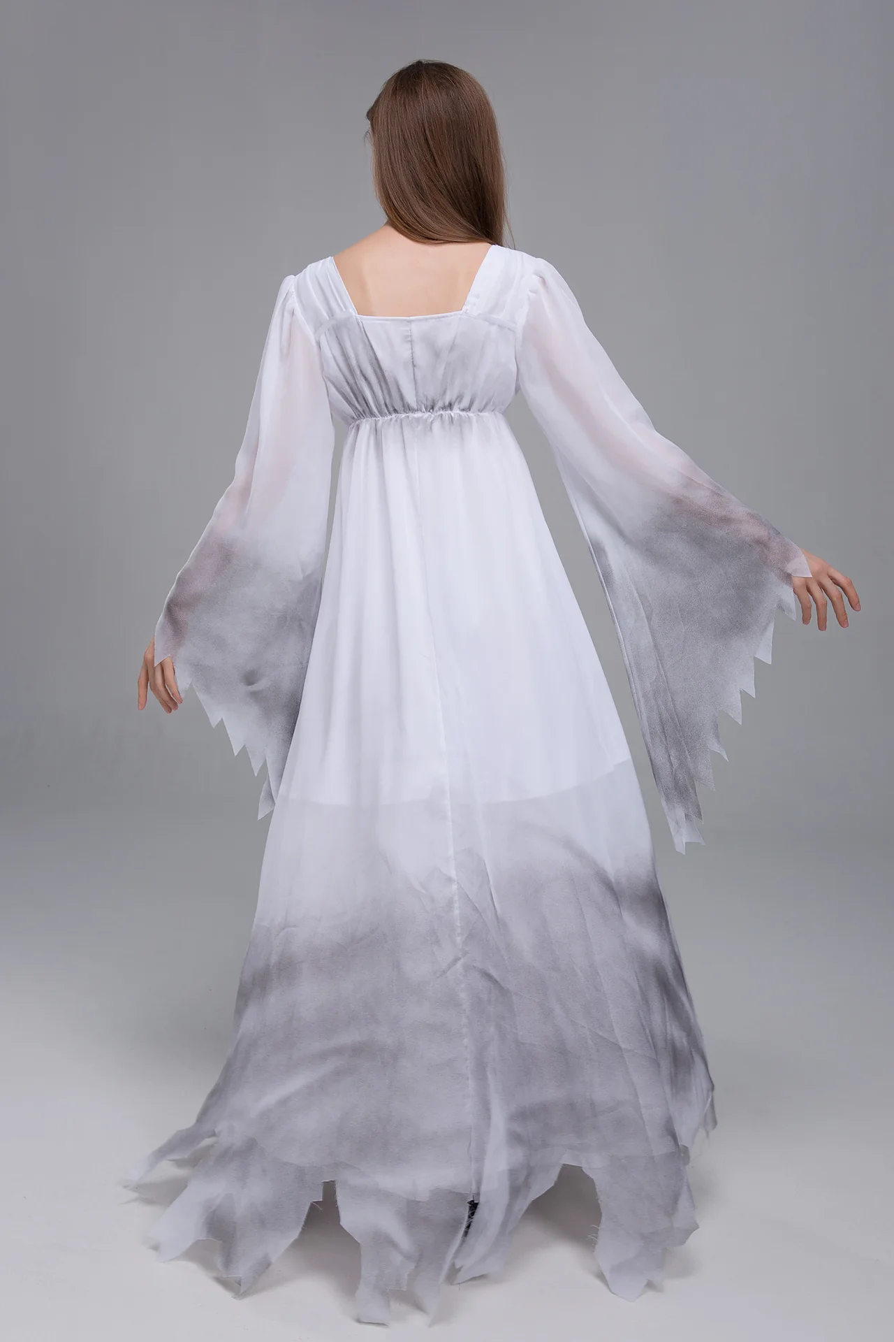 

Women Vampire Zombie Dress Halloween Ghost bride cosplay Spiritual Love White Dress for women