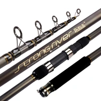 cyeah telescopic fishing rod 2 1m 2 7m 3 9m 4 5m 5 4m xh power spinning rod carbon fiber big fhis distance throwing rods