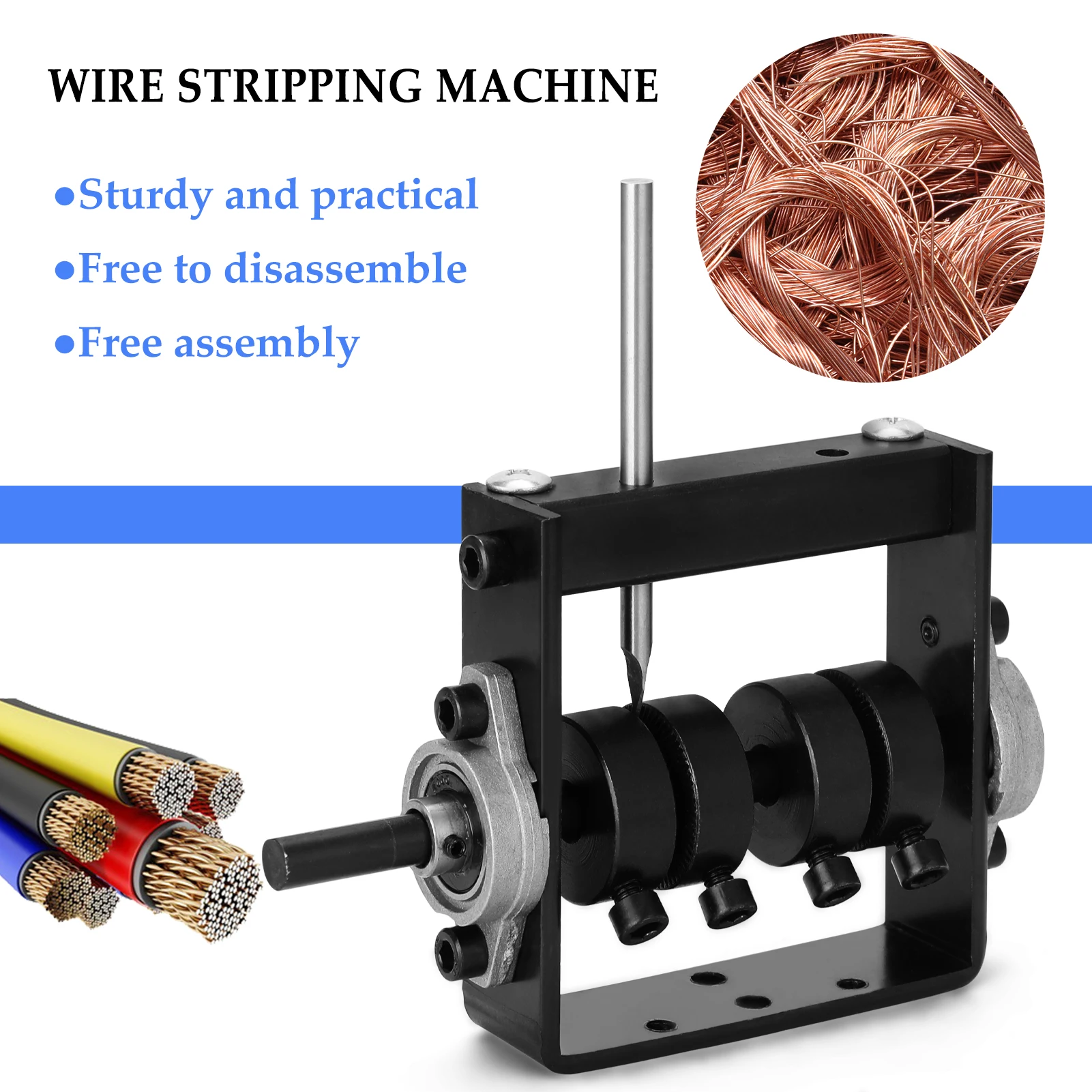 

Портативная машина для зачистки проводов, устройство для удаления лома, устройство для зачистки кабеля, 1 ~ 30 мм, полезный ручной инструмент, ...
