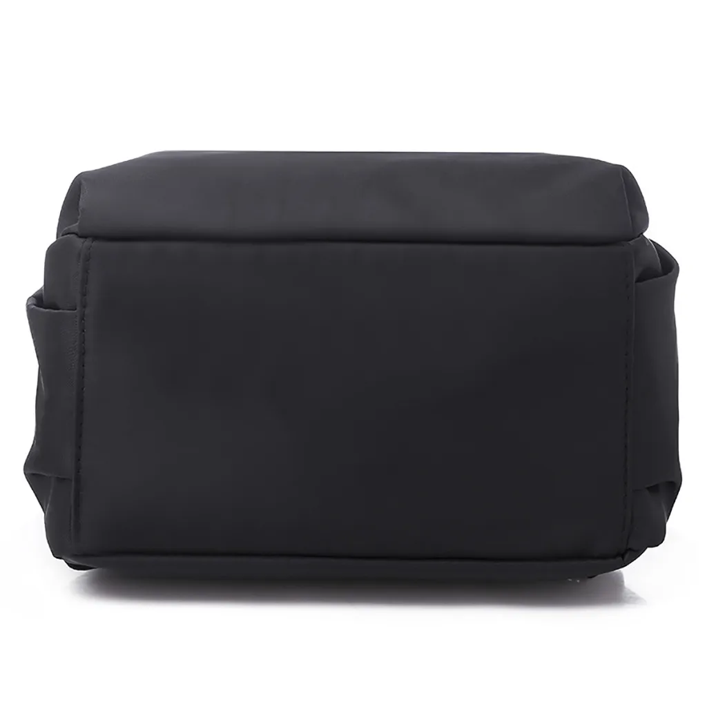 

Fashion Student School Bag Wild Leisure Travel Backpack Solid Color Zipper Bookbags Women Travel Backpack Black Red Khaki Bags