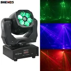 Лазерный луч SHEHDS 6X15W RGBW с движущейся головкой