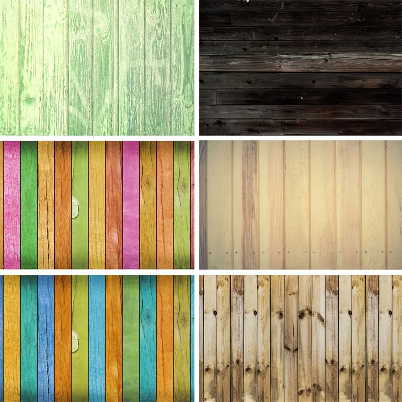 

Vinyl Custom Photography Backdrops Wooden Planks Theme Photography Background 200526HY-001