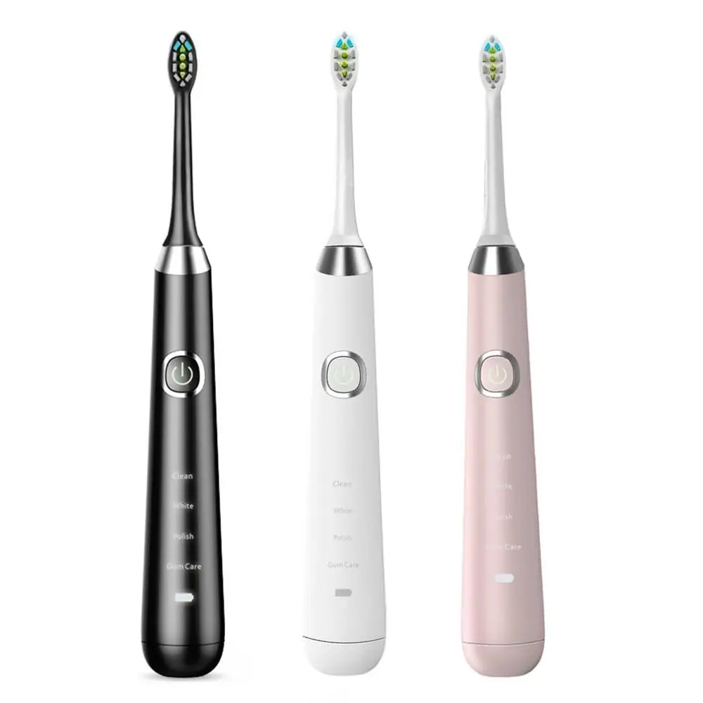 Портативная Умная Автоматическая звуковая электрическая зубная щетка 4 режима