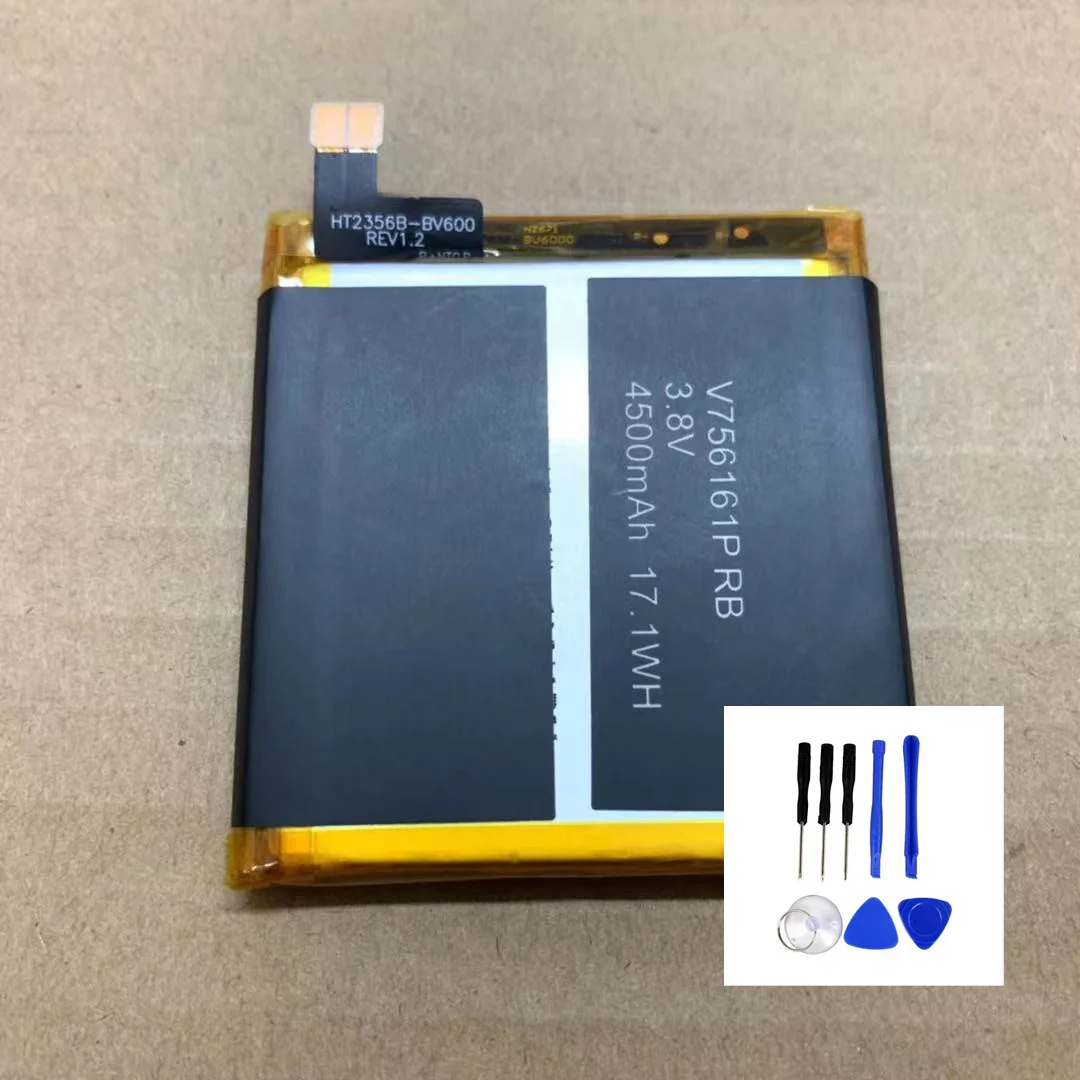 Высококачественный аккумулятор V756161P 4500 мАч для телефона Blackview BV6000 BV6000S |