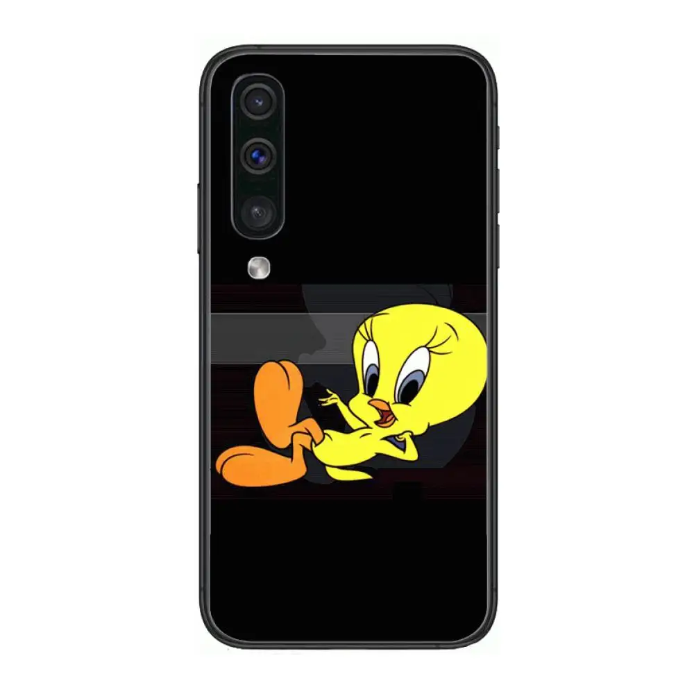 

Cartoon Tweety Bird Case Phone Case Hull For Samsung Galaxy A 3 5 6 7 8 9 E 2018 Plus 2017 E S Black Shell Art Cell Cover TPU