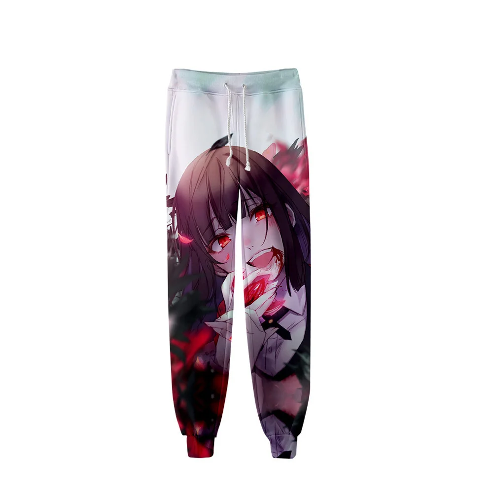 Kakegurui Long Pants Sweetpants Realistic 3D Print Anime Cosplay Jabami Yumeko Men Women Streetwear Athletic Sports Trousers