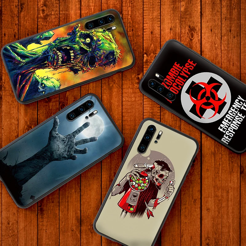 Мягкий силиконовый чехол для huawei P10 телефона Zombie Girl P20 2019 P8 P9 Mini P30 LITE P Smart Z 2018 Pro Coque |
