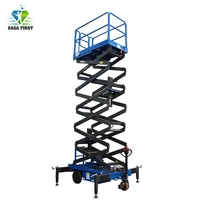 high rise hydraulic window cleaning lift scissor lift for sale