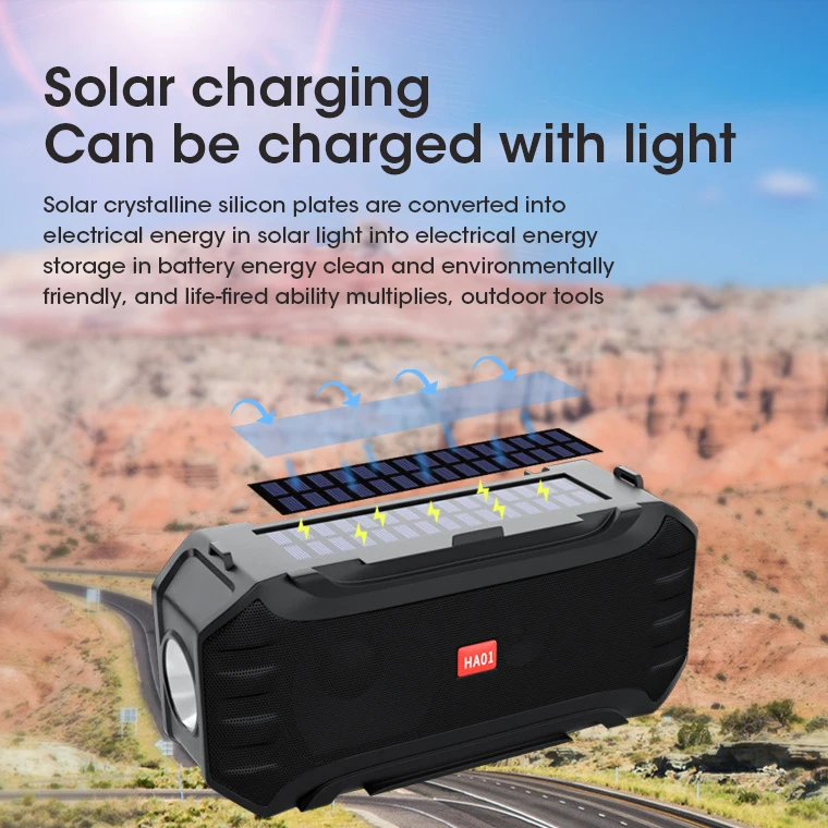 Портативная Bluetooth-колонка беспроводная басовая колонка светодиодная уличная