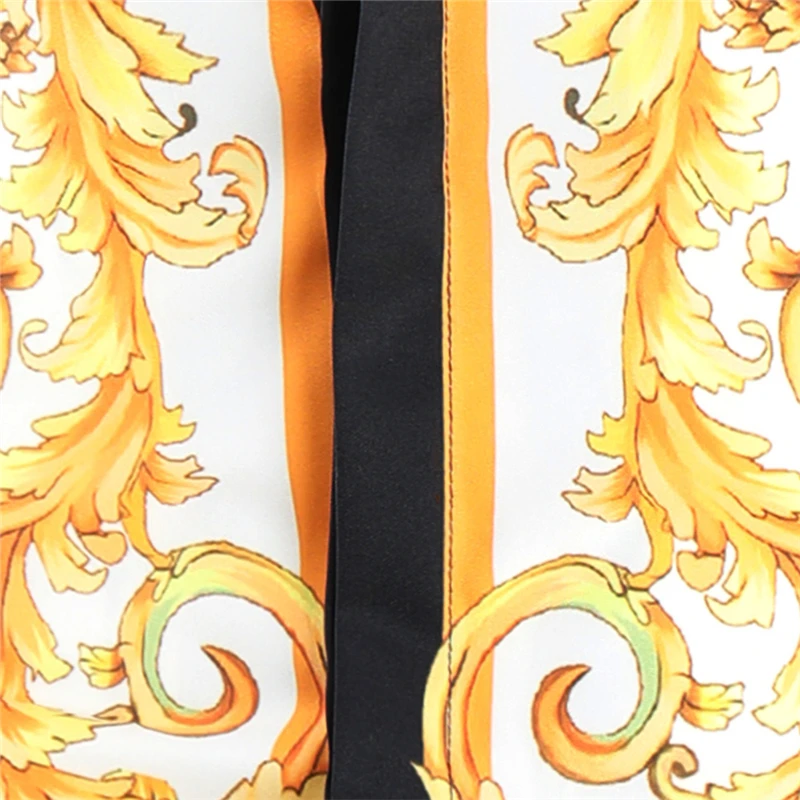 

Luxury Royal Shirt Men Casual Slim Fit Long Sleeve Male Baroque Floral Print Shirt Camisa Social Masculina Man Prom Party Shirt