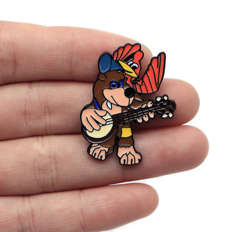 

Banjo Kazooie Enamel Pins Video Game Custom Brooches Lapel / Hat Badge Denim Jacket Oil Drop Collar Corsage Scarf Buckle S161