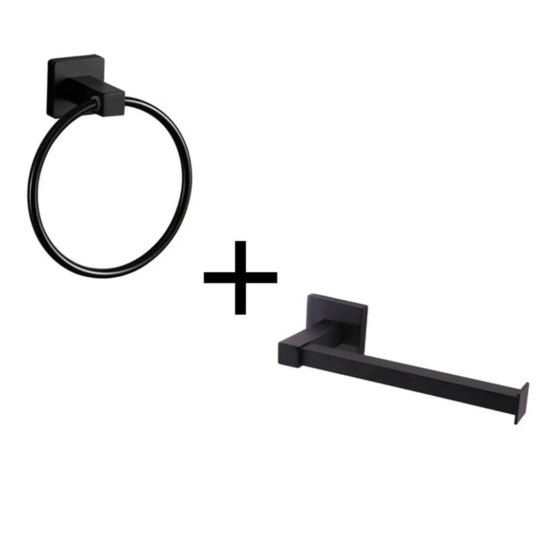 

Household Toilet Roll Holder Mounted Roll Set Stainless Steel Toilet Wall