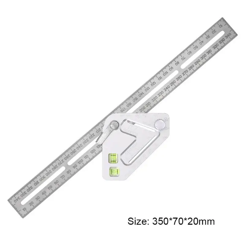Алюминиевый сплав инженеры линейка комбинация квадратный уровень угол