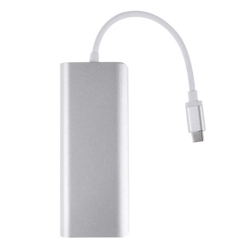 6 в 1 Usb 3 концентратор типа C к Hdmi 0 Rj45 Sd Tf Тип адаптер конвертер кабель для Macbook Pro Google