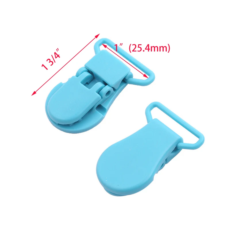 Смешанные цвета 100 шт Sutoyuen 25 мм D острые пластиковые соски зажимы держатель Soother Mam